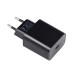 Cestovná nabíjačka BLUE STAR USB-C QC4.0 3A 20W + kábel USB-C, čierná