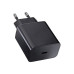 Cestovná nabíjačka BLUE STAR USB-C QC4.0 3A 20W + kábel USB-C, čierná