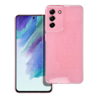 ČIERNE puzdro 2 mm BLINK pre SAMSUNG S21 FE ružové