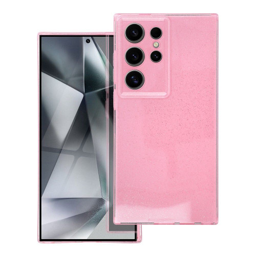 ČIERNE puzdro 2 mm BLINK pre SAMSUNG S24 Ultra pink