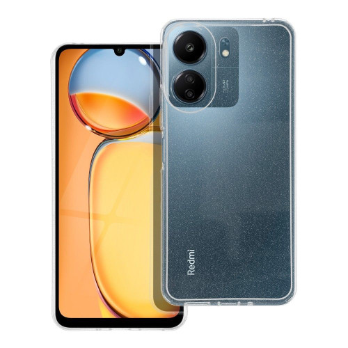 ČIERNE PÚZDRO 2 mm BLINK pre XIAOMI Redmi 13C / POCO C65 transparentné