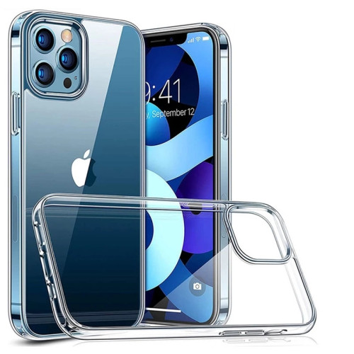 ČIERNE puzdro 2 mm BOX pre IPHONE 13 Pro Max transparentné