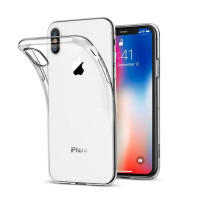 ČIERNE puzdro 2 mm BOX pre IPHONE X / XS transparentné