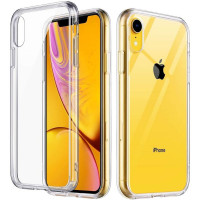 ČIERNE puzdro 2 mm BOX pre IPHONE XR transparentné