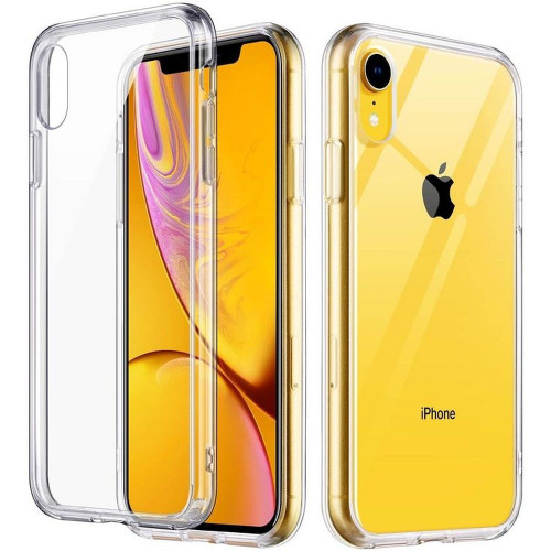 ČIERNE puzdro 2 mm BOX pre IPHONE XR transparentné