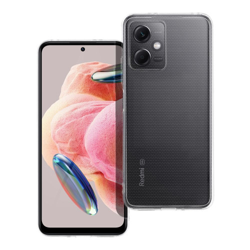 ČIERNE puzdro 2 mm BOX pre XIAOMI Redmi Note 12 5G transparentné