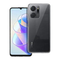 ČIERNE puzdro 2 mm pre HONOR X7a (ochrana fotoaparátu) transparentné