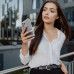 ČIERNE puzdro 2 mm pre SAMSUNG A05 (ochrana fotoaparátu) transparentné