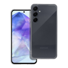 ČIERNE puzdro 2 mm pre SAMSUNG A55 5G (ochrana fotoaparátu) transparentné