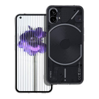 ČIERNE puzdro 2 mm pre telefón NOTHING 1 (ochrana fotoaparátu) transparentné