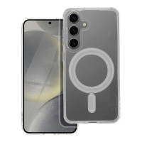 ČIERNE puzdro MAG COVER kompatibilné s MagSafe pre SAMSUNG S24 transparentné