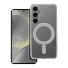 ČIERNE puzdro MAG COVER kompatibilné s MagSafe pre SAMSUNG S24 transparentné