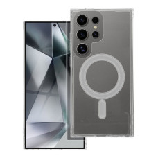 ČIERNE puzdro MAG COVER kompatibilné s MagSafe pre SAMSUNG S24 Ultra transparentné