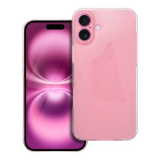 CLEAR CASE 2 mm BLINK pre IPHONE 16 Plus ružový