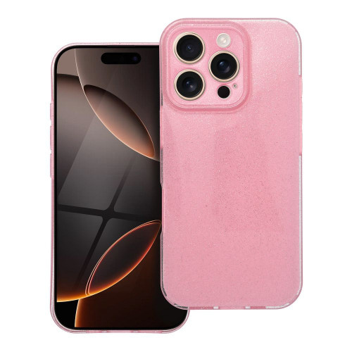 CLEAR CASE 2 mm BLINK pre IPHONE 16 Pro ružový