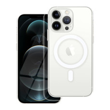 CLEAR MAG COVER puzdro s ochranou fotoaparátu kompatibilné s MagSafe pre IPHONE 12 Pro transparentné