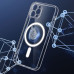 CLEAR MAG COVER puzdro s ochranou fotoaparátu kompatibilné s MagSafe pre IPHONE 12 transparentné
