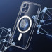 CLEAR MAG COVER puzdro s ochranou fotoaparátu kompatibilné s MagSafe pre IPHONE 14 Pro transparentné
