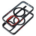 COLOR EDGE MAG COVER puzdro kompatibilné s MagSafe pre IPHONE 15 Pro black red