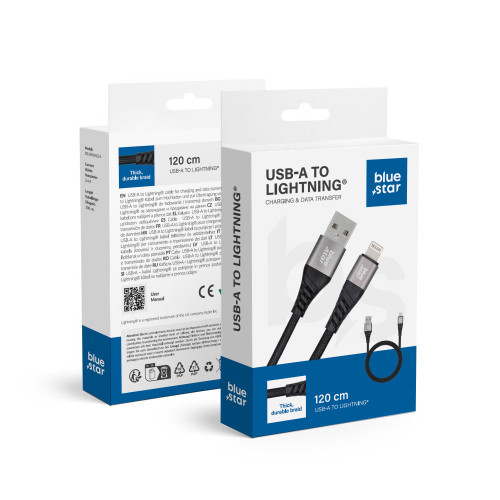 Dátový kábel Blue Star - s konektorom USB A na Lightning
