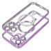 ELECTRO MAG COVER puzdro kompatibilné s MagSafe pre IPHONE 15 tmavo fialové