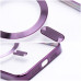 ELECTRO MAG COVER puzdro kompatibilné s MagSafe pre IPHONE 15 tmavo fialové