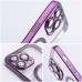 ELECTRO MAG COVER puzdro kompatibilné s MagSafe pre IPHONE 15 tmavo fialové
