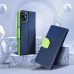 FANCY Book puzdro pre SAMSUNG Galaxy A5 2017 navy/lime