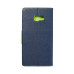 FANCY Book puzdro pre SAMSUNG Galaxy A5 2017 navy/lime