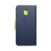 FANCY Book puzdro pre SAMSUNG Galaxy J5 2017 navy/lime