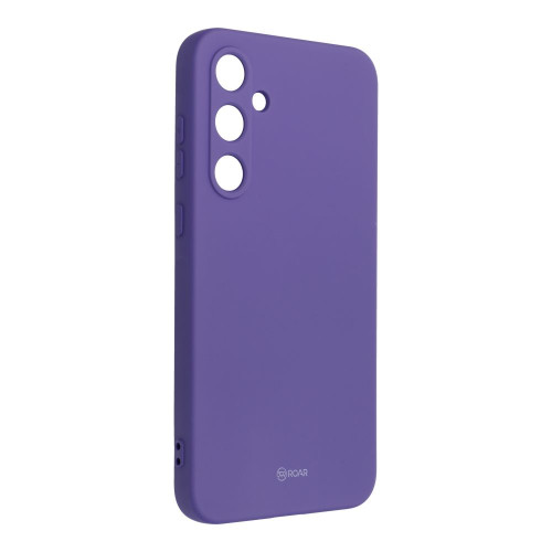 Farebné želé puzdro Roar - pre Samsung Galaxy A35 5G fialové