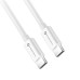 FFORCELL F-ENERGY C338 kábel typ C na typ C PD QC4.0 3A 60W 3 m biely