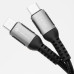 FORCELL F-ENERGY C259 kábel typu C na Lightning PD 3A 27W Cafule 3 m čierny