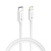 FORCELL F-ENERGY C901 kábel typu C na Lightning MFi PD 3A 30W 1 m biely 