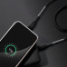 FORCELL F-ENERGY Carbon CB-02C kábel Typ C na typ C PD QC3.0 5A 60W 1 m čierny