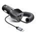 FORCELL F-ENERGY Carbon CC50-1AC nabíjačka do auta USB A s káblom Typ C PD QC3.0 3A 38W čierna