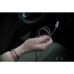 FORCELL F-ENERGY Metal C234 kábel USB A na typ C QC3.0 2,4A 12W 1 m strieborný