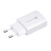 FORCELL F-ENERGY TFK-TC-1099 cestovná nabíjačka USB A + kábel USB A na typ C QC3.0 2,4A 18W biela