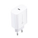 FORCELL F-ENERGY TFK-TC-25WPD cestovná nabíjačka typ C + kábel typ C na typ C PD Q.C 3A 25W biela