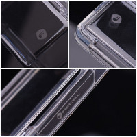 FORCELL F-PROTECT Kryštálové vreckové puzdro pre IPHONE 15 Pro transparentné