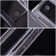 FORCELL F-PROTECT Kryštálové vreckové puzdro pre IPHONE 15 Pro transparentné