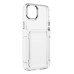 FORCELL F-PROTECT Kryštálové vreckové puzdro pre IPHONE 15 transparentné