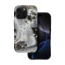 FORCELL F-PROTECT Mirage, puzdro kompatibilné s MagSafe pre IPHONE 16 PRO strieborná hmla