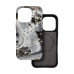FORCELL F-PROTECT Mirage, puzdro kompatibilné s MagSafe pre IPHONE 16 PRO strieborná hmla