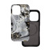 FORCELL F-PROTECT Mirage, puzdro kompatibilné s MagSafe pre IPHONE 16 strieborná hmla