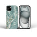 FORCELL F-PROTECT Mirage, vojenské puzdro testované na pád, kompatibilné s MagSafe pre IPHONE 16 green marble