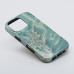 FORCELL F-PROTECT Mirage, vojenské puzdro testované na pád, kompatibilné s MagSafe pre IPHONE 16 green marble