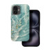 FORCELL F-PROTECT Mirage, vojenské puzdro testované na pád, kompatibilné s MagSafe pre IPHONE 16 green marble