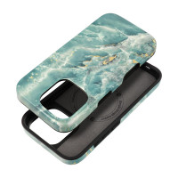 FORCELL F-PROTECT Mirage, vojenské puzdro testované na pád, kompatibilné s MagSafe pre IPHONE 16 PRO zelená mramorová