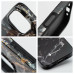 FORCELL F-PROTECT Mirage, vojenské puzdro testované pri páde, kompatibilné s MagSafe pre IPHONE 16 PRO čierne mramorové